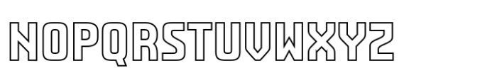 Pinbals Outline Font UPPERCASE