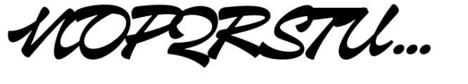 Pinbrush Font UPPERCASE