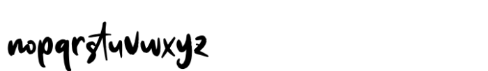 Pinchsalt Font LOWERCASE