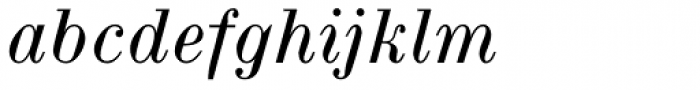 Pinel Italic Font LOWERCASE