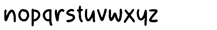 Pink Cupcake Font LOWERCASE