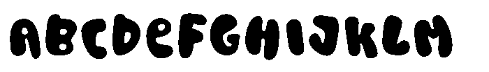 Pink Sand Font UPPERCASE