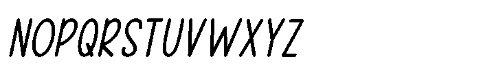 Pink Sky Italic Font UPPERCASE