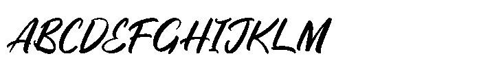 Pinkan Twistera  Italic Regular Font UPPERCASE