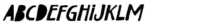 Pinktoner Block Font UPPERCASE