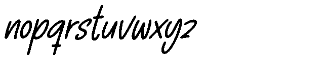 Pinky Doodle Italic Italic Font LOWERCASE
