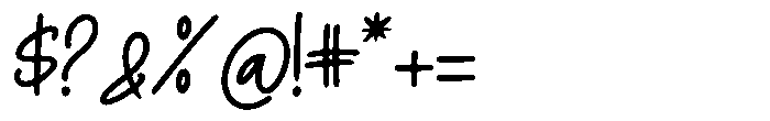 Pinky Doodle Regular Font OTHER CHARS