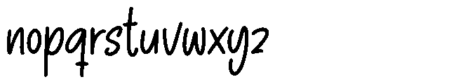 Pinky Doodle Regular Font LOWERCASE