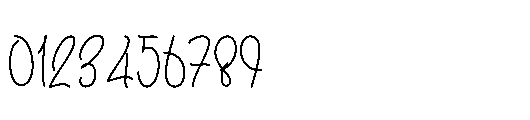 Pinky Honey Monoline Regular Font OTHER CHARS