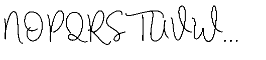 Pinky Honey Monoline Regular Font UPPERCASE