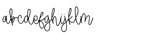 Pinky Honey Monoline Regular FONT