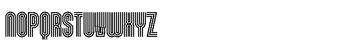 Pinstripe Font UPPERCASE