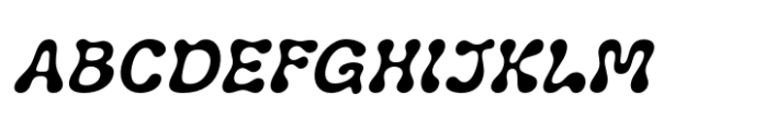 Pintails Light Oblique Font UPPERCASE