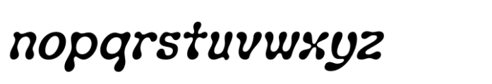 Pintails Light Oblique Font LOWERCASE