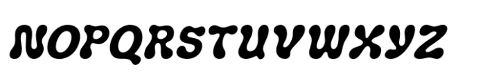Pintails Oblique Font UPPERCASE