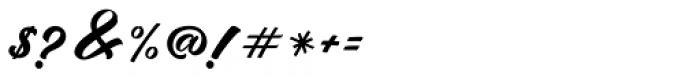 Pintenium Script Regular Font OTHER CHARS