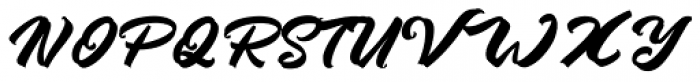 Pintenium Script Regular Font UPPERCASE