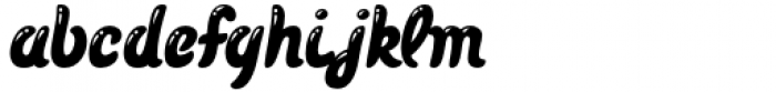 Pinup New Regular Font LOWERCASE