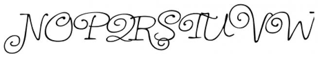 Piquant 1 Italic Font UPPERCASE