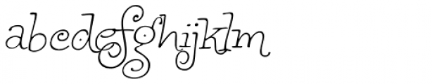 Piquant 2 Italic Font LOWERCASE