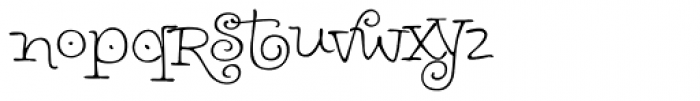 Piquant 2 Font LOWERCASE