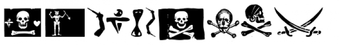 Pirates De Luxe Font LOWERCASE