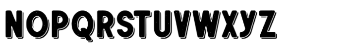 Piston Lover Shadow Font LOWERCASE