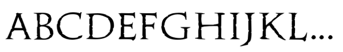 Pitchfork Regular Font UPPERCASE
