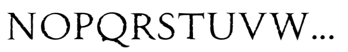 Pitchfork Regular Font UPPERCASE