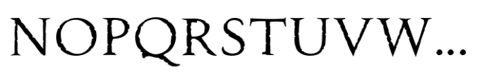 Pitchfork Regular Font LOWERCASE