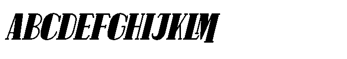 Pitolia Italic Font UPPERCASE