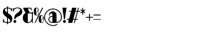 Pitolia Regular Font OTHER CHARS
