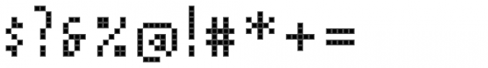 Pixa Square 111 Font OTHER CHARS