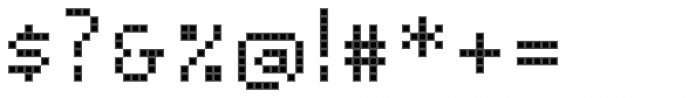 Pixa Square 131 Font OTHER CHARS