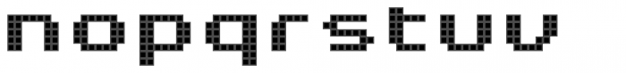 Pixa Square 232 Font LOWERCASE