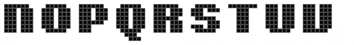Pixa Square 313 Font UPPERCASE