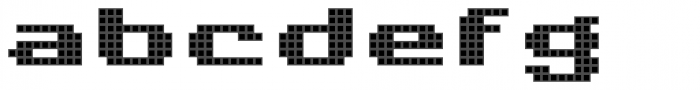 Pixa Square 333 Font LOWERCASE
