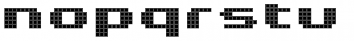 Pixa Square 333 Font LOWERCASE