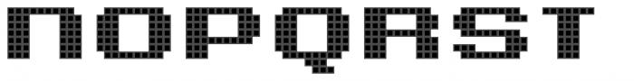 Pixa Square 343 Font UPPERCASE