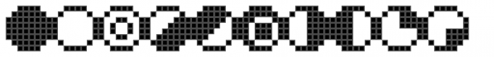 Pixa Square Dingbats Font LOWERCASE