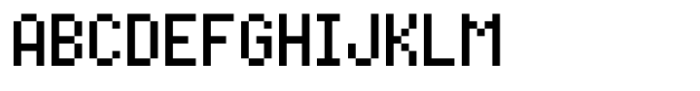 Pixam Pixel Font UPPERCASE