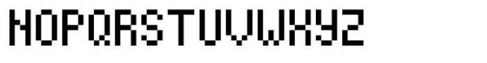 Pixam Pixel Font UPPERCASE