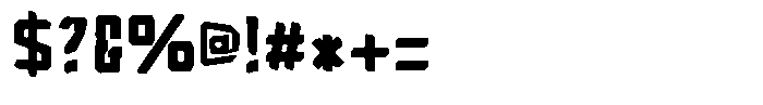 Pixel Breaker Font OTHER CHARS