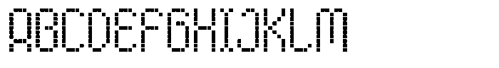 Pixel Byte 2 nd Vers Regular Font UPPERCASE
