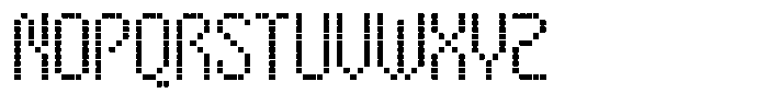 Pixel Byte 2 nd Vers Regular Font UPPERCASE