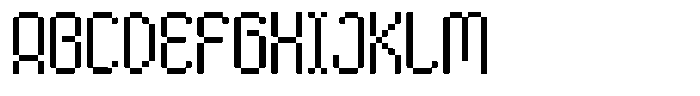 Pixel Byte Regular Font UPPERCASE