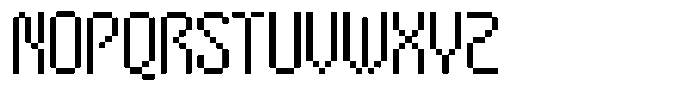 Pixel Byte Regular Font UPPERCASE