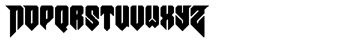 Pixel Demon Base Font LOWERCASE