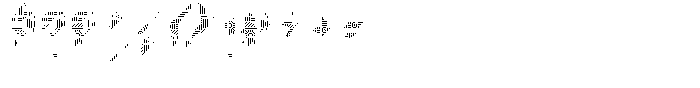 Pixel Demon Pattern Font OTHER CHARS