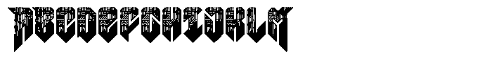 Pixel Demon Regular Font UPPERCASE